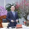 [Photo] Chủ tịch Quốc hội làm việc với Tập đoàn Dệt May Việt Nam