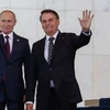 Tổng thống Nga Putin và Tổng thống Brazil Jair Bolsonaro tại Hội nghị thượng đỉnh BRICS năm 2019. (Nguồn: elpais.com) 