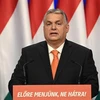 Thủ tướng Hungary Viktor Orban phát biểu trong cuộc vận động tranh cử ở Budapest ngày 12/2/2022. (Ảnh: AFP/TTXVN) 