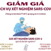 [Infographics] Bảng giá các dịch vụ xét nghiệm SARS-CoV-2