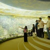Bức tranh Panorama chiến dịch Điện Biên Phủ dự kiến sẽ chính thức mở cửa đón khách vào đầu tháng 3/2022. (Ảnh: Xuân Tư/TTXVN) 