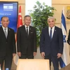 Ngoại trưởng Israel Yair Lapid và người đồng cấp Singapore, Vivian Balakrishnan thông báo rằng Singapore sẽ mở đại sứ quán tại Israel. (Nguồn: Twitter) 
