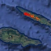 Đảo núi lửa Sao Jorge trên quần đảo Azores đã ghi nhận khoảng 1.800 trận động đất có độ lớn từ 1,7 đến 3,3. (Nguồn: Reuters) 