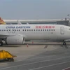 Máy bay Boeing 737-800 đỗ tại sân bay quốc tế ở Vũ Hán, tỉnh Hồ Bắc, miền Trung Trung Quốc. (Ảnh: AFP/TTXVN) 