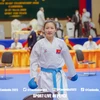 Hoàng Thị Mỹ Tâm tiếp tục tỏa sáng tại giải Vô địch Karate Đông Nam Á 2022. (Ảnh: Fanpage Cambodia 2023) 