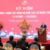 Chủ tịch nước Nguyễn Xuân Phúc phát biểu. (Ảnh: Thống Nhất/TTXVN) 