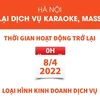 [Infographics] Hà Nội mở lại dịch vụ karaoke, massage từ ngày 8/4