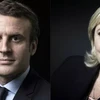 Ông Emmanuel Macron và đối thủ truyền kiếp Marine Le Pen. (Nguồn: AFP) 