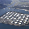Kho dự trữ dầu quốc gia của Nhật Bản tại tỉnh Kagoshima, tháng 1/2019. (Ảnh: Kyodo/TTXVN) 