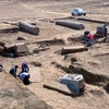 Các nhà khảo cổ đã phát hiện tàn tích của một ngôi đền từ thời cổ đại Hy-La ở khu vực Bắc Sinai. (Nguồn: AP) 