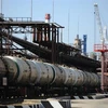 Một cơ sở lọc dầu của Tập đoàn Gazprom, Nga. (Ảnh: TASS/TTXVN) 