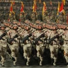 Hình ảnh lễ duyệt binh của Triều Tiên ở Quảng trường Kim Nhật Thành