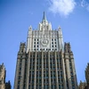 Trụ sở Bộ Ngoại giao Nga ở Moskva, ngày 28/2/2022. (Ảnh: AFP/TTXVN) 