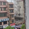 Hiện trường tòa nhà 6 tầng bị sập tại thành phố Trường Sa, tỉnh Hồ Nam, miền Trung Trung Quốc ngày 29/4/2022. (Ảnh: Weibo/TTXVN) 