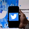 Biểu tượng Twitter trên màn hình điện thoại và máy tính ở Washington, DC, Mỹ. (Ảnh: AFP/TTXVN) 