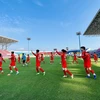 [Photo] Đội tuyển bóng đá nữ Việt Nam quyết tâm giành huy chương Vàng
