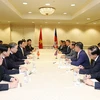 Thủ tướng Chính phủ Phạm Minh Chính đã có cuộc gặp với Thủ tướng Campuchia Hun Sen. (Nguồn: Thông tin Chính phủ)