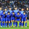 Các cầu thủ của U23 Thái Lan. (Ảnh: Tuấn Anh/TTXVN) 