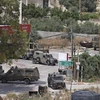 Lực lượng an ninh Israel hoạt động ở thành phố Jenin, Bờ Tây. (Nguồn: AFP) 
