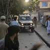 Xe cứu thương tại hiện trường một vụ đánh bom ở Kabul. (Ảnh: AFP/TTXVN) 