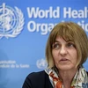 Tiến sỹ Sylvie Briand, quan chức phụ trách lĩnh vực kiểm soát nguy cơ lây nhiễm toàn cầu của WHO, phát biểu trong một cuộc họp báo ở Geneva, Thụy Sĩ. (Ảnh: AFP/TTXVN) 