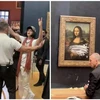 [Video] Kiệt tác Mona Lisa bị phá hoại ở bảo tàng Louvre