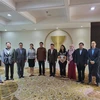 Đại diện thường trực của các nước ASEAN tham dự Cuộc họp lần thứ 67 của Nhóm đặc trách Sáng kiến liên kết ASEAN (IAI) tại trụ sở Ban thư ký ASEAN ở Jakarta, Indonesia. (Ảnh: TTXVN phát) 