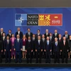 Các nhà lãnh đạo chụp ảnh chung tại Hội nghị thượng đỉnh Tổ chức Hiệp ước Bắc Đại Tây Dương (NATO) ở Madrid, Tây Ban Nha, ngày 29/6/2022. (Ảnh: AFP/TTXVN) 