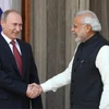 Thủ tướng Narendra Modi và Tổng thống Nga Vladimir Putin. (Nguồn: AFP/Getty Images) 