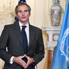 Tổng Giám đốc Cơ quan Năng lượng Nguyên tử quốc tế (IAEA) Rafael Grossi. (Ảnh: AFP/TTXVN) 