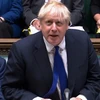 Thủ tướng Anh Boris Johnson phát biểu tại phiên điều trần trước Quốc hội ở London ngày 6/7/2022. (Ảnh: AFP/TTXVN) 