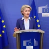 Chủ tịch Ủy ban châu Âu (EC) Ursula von der Leyen. (Ảnh: THX/TTXVN) 