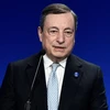 Thủ tướng Italy Mario Draghi phát biểu tại một cuộc họp ở Paris, Pháp ngày 9/6/2022. (Ảnh: AFP/TTXVN) 