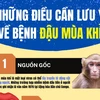[Infographics] Những điều cần lưu ý về bệnh đậu mùa khỉ
