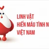 Gà trống là linh vật của phong trào hiến máu tình nguyện Việt Nam. (Nguồn: cand.com.vn) 
