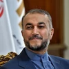 Ngoại trưởng Iran Hossein Amir-Abdollahian tại cuộc họp ở Tehran. (Ảnh: AFP/TTXVN) 