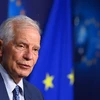 Đại diện cấp cao phụ trách chính sách an ninh và đối ngoại của EU Josep Borrell phát biểu tại Brussels, Bỉ, ngày 18/8/2022. (Ảnh: AFP/TTXVN) 