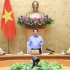 Thủ tướng Phạm Minh Chính phát biểu chỉ đạo. (Ảnh: Dương Giang/TTXVN) 