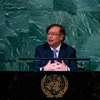 Tổng thống Colombia Gustavo Petro phát biểu tại Đại hội đồng Liên hợp quốc. 