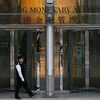 Bên ngoài Cơ quan quản lý tiền tệ Hong Kong. (Nguồn: Reuters) 