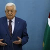 Tổng thống Palestine Mahmoud Abbas phát biểu tại một cuộc họp ở thành phố Ramallah, Bờ Tây. (Ảnh: AFP/TTXVN) 