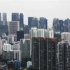 Các tòa nhà cao tầng ở Singapore. (Ảnh: THX/TTXVN) 