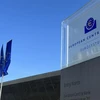 Trụ sở Ngân hàng Trung ương châu Âu (ECB) tại thành phố Frankfurt/Main, Đức. (Ảnh: Mạnh Hùng/TTXVN)