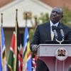 Tổng thống Kenya William Ruto phát biểu tại cuộc họp báo ở Nairobi ngày 5/9/2022. (Ảnh: AFP/TTXVN) 