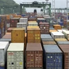 Cảng hàng hóa Busan, Hàn Quốc. (Ảnh: AFP/TTXVN) 