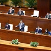 Thủ tướng Phạm Minh Chính trả lời chất vấn của đại biểu Quốc hội. (Ảnh: Doãn Tấn/TTXVN) 