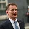 Bộ trưởng Tài chính Anh Jeremy Hunt. (Ảnh: AFP/TTXVN) 