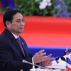 Thủ tướng Phạm Minh Chính phát biểu tại Hội nghị Cấp cao ASEAN-Đông Á (EAS) lần thứ 17. (Ảnh: Dương Giang-TTXVN)