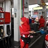 Một trạm xăng dầu ở Tangerang, Indonesia. (Ảnh: AFP)