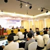 Quang cảnh hội thảo xúc tiến thương mại và đầu tư giữa doanh nghiệp Việt Nam và Campuchia. (Ảnh: Huỳnh Thảo/TTXVN)